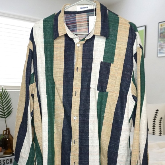Zaful Other - Hipster Striped Button Down Zaful Other - Hipster Striped Button Down
